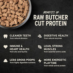 Vital Essentials Freeze-Dried Raw Lamb & Whitefish Meal or Mixer Dog Food Soft Nibs | 99% Lamb, Whitefish, Organs & Bone| 14 oz