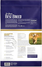 Best Breed Dr. Gary's Coldwater Recipe Slow-Cooked in USA, Natural Dry Dog Food for All Breeds and Sizes, 4lbs
