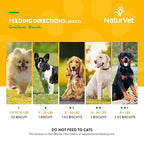 NaturVet GrassSaver|Biscuits for Dogs – Help Keep Grass Green, Rid Your Lawn of Yellow Patches Caused by Dog Urine| No More Yellow Spots| DL-Methionine Peanut Butter Flavor – 11 oz