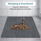 INVENHO Washable Pee Pads for Dogs 72"x72" Reusable Dog Pads Extra Large Upgrade Non-Slip Dog Pee Pads Heavy Absorbency Puppy Pee Pads Quick Dry Whelping Pads/Waterproof Puppy Training Pad
