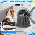 Dog Car Bed, Non-Slip Backseat Extender Pet Mat, Removable Washable Dog Bed for SUVs, Sedans & Trucks, Anti-Slip Travel Bed for Dogs, Easy Clean & Scratch-Proof & Comfort (56"x28.7")