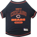 NFL Chicago Cubs Dog T-shirt Medium. - Licensed Shirt for Pets Team Colored with Team Logos- Premium Stretchable Materials for the comfort of your Dog & Cat