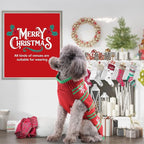PETCARE Red Snowman Dog Sweater Christmas Dog Sweaters Vest Ugly Snow Xmas Puppy Costume Pet Holiday New Year Fall Winter Clothes for Small Medium Large Dogs Cats Pullover Sweaters Outfits,X-Large