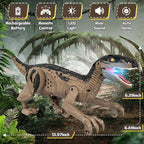 Dinosaur Toys for Kids 3-5, 5-7, 8-12, 2.4GHz Remote Control Dinosaur with Walking, Realistic Sounds, Demo Mode, Rechargeable Jurassic Toys for Birthdays, Parties, Children’s Day