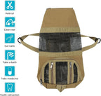 Cinf Cat Nail Clipping Cleaning Grooming Restraint Bag No Scratching Biting for Bathing Nail Trimming Injecting Examining(Tan,M)