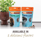 K9 Natural, Freeze-Dried Single Ingredient Dog Treats, High-Value, Low-Calorie Protein Bites for Active Dogs, Healthy Dog Training Treats, Grain-Free Reward, Lamb Lung, 1.76oz