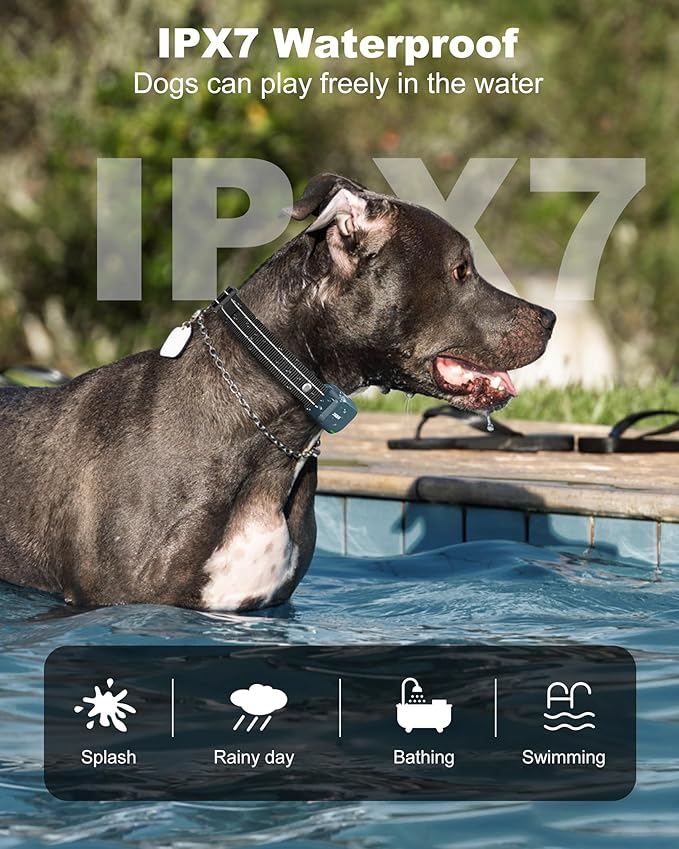 Jugbow - 4200FT Dog Training Collar with Remote IPX8 Waterproof Electric Collar with 4 Training Modes, Security Lock