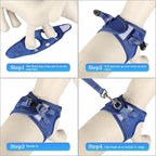 YIMEIS Dog Harness and Leash Set, No Pull Soft Mesh Pet Harness, Reflective Adjustable Puppy Vest for Small Medium Large Dogs, Cats (Royal Blue, Medium (Pack of 1)