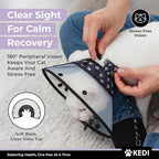 Cat Recovery Cone Kit Post Surgical Soft Pet Vest, Collar, and Non-Irritating Protection Cone for Cats - Comfortable Injury Care Solution (Black, S)