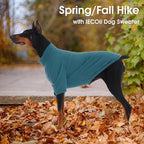 IECOii 2 Pack XXXXL Dog Fleece Sweater for Giant Breed Dogs, Warm Dog Turtleneck with Stretch for Great Dane Sweater, Fall Winter Pullover Dogs Sweatshirt with Sleeve,Outdoor Sweaters for Walking, 4XL