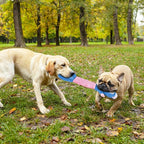 Dog Interactive Squeaky Toy for Chewers - Tug-of-War Sheep Plush with Durable Squeaker, Puppy Training & Anxiety Relief, Long-Lasting Chew Toy for Medium/Large Dogs