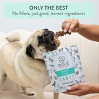 The New Zealand Natural Pet Food Co. - Air Dried WOOF Chicken Neck Treat - Mixer, or Topper - Air Dried, High Protein,Natural, Single Ingredient - 1.76oz