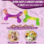 Dog Toys for Aggressive Chewers 2 Pack, Indestructible Dog Toys for Large Dogs, Tough Dogs Chew Toy to Keep Them Busy, Beef Flavored, Gifts for Large Medium Breed
