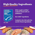 Halo Holistic Dog Food Wild Caught Salmon & Whitefish Formula, Healthy Grains Dry Dog Food, Complete Digestive Health, Kibble for Adult Dogs, 3.5 lb Bag