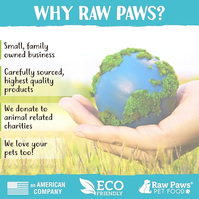 Raw Paws Signature Pet Food for Dogs & Cats - Green Beef Tripe, 1-lb Rolls (20 Pack) - Fresh Pet Food Made in USA, Green Beef Tripe Dog Food - Natural Dog Food Rolls, Raw Frozen Dog & Cat Food