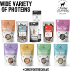 Canine Cravers Single Ingredient Dog Treats – Pure Turkey Jerky - Human Grade Air Dried Hypoallergenic Pet Food – Grain, Gluten, and Soy Free – 100% All Natural – 5.3 oz