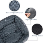 INVENHO Rectangle Washable Orthopedic Dog Bed for Small, Medium and Large Dogs, Soft Calming, Sleeping Puppy Bed Durable Pet Cuddler with Anti-Slip Bottom, S (20"x19"x6")