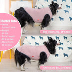 KYEESE 2Pack Dog Shirts with Reflective Label Sun Protection Quick Dry Soft Tank Top Stretchy Sleeveless Lightweight Dog Clothes, XX-Large