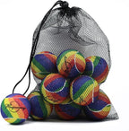 Magicorange Tennis Balls, 12 Pack Advanced Training Tennis Balls Practice Balls, Come with Mesh Bag for Easy Transport, Good for Beginner Training Ball
