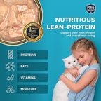 Pure Cravings Tuna Flakes in Tuna Consommé, Canned Wet Cat Food Soup, 100% Mercury-Tested, Moist Can Fish, Grain-Free Protein, Non-GMO, 3oz, Pack of 12