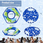 Dog Frisbee Toy Set – 2 Pack Floating & Rope Flying Discs for Dogs | Durable, Water-Resistant, Interactive Training Toys for Small & Medium Dogs, Outdoor Fetch & Tug Games