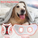 GAMUDA Small Dog Harness Collar and Leash Set, Step in No Chock No Pull Soft Mesh Adjustable Dog Vest Harnesses Plaid Reflective for Dogs Puppy Cats Kitten Rabbit (Warm Red, S)