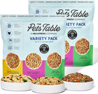 The Pets Table Human-Grade Variety Pack Fresh Dog Food, Dog Food Topper or Complete Meal, 6 Count of 32 to 36-oz Pouches, 12.7lbs