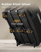 Pecute Cat Carrier with Wheels, Large Space Dog Carrier up to 40lbs,Pet Stroller for Short Legged Dogs,Dog Crate for Medium Small Dogs,Suitable for Dachshund, French Bulldog, Basset Hound, Corgi