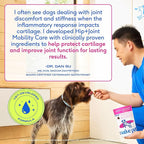 Native Pet Hip & Joint Supplement for Dogs - Advanced Dog Joint & Arthritis Supplement - Helps Maintain Healthy Cartilage, Joint Flexibility, Lubrication, & Function - with ESM & Collagen - 60 Chews