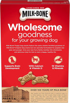 Milk-Bone Original Dog Treats for Puppies, 16 Ounce (Pack of 6), DHA Helps Support Healthy Brain Development