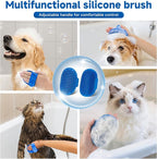 3-in-1 Pet Steam Brush Set for Dogs & Cats, Grooming Comb with Spray, Defur Tool, Water-Free Shampoo, Bath Gloves,Bath Brush, Tooth & Ear Brush, Towel (11PCS)