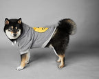 ChoChoCho Smiley Dog Hoodie Stylish Dog Clothes Smiley Face Sweater Cotton Sweatshirt Fashion Outfit for Dogs Cats Puppy Small Medium Large (L, Grey)
