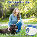 SOCO Automatic Ball Launcher for Dogs Large- 3 Distance Settings (40/60/80FT) w/Remote Control | 2.5" ETPU Tennis Balls | Indoor/Outdoor Dog Toy | 6 Balls & Quick Charge Included