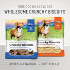 Caledon Farms The Dodo Crunchy Biscuits - Sweet Potato with Peanut Butter 19.5oz, Dog Treats