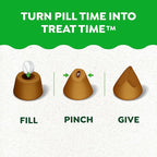 Greenies Pill Pockets for Dogs Large Size, Soft Dog Treats, 15.8 oz. Pouch Variety Pack, Two Flavors (60 Treats)