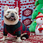 SCENEREAL Dog Pajamas for Small to Large Dogs Soft Pet Sweater Clothes Warm Puppy Onesie Outfits for Doggie Winter Christmas - Dog Jammies Pjs