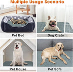 GASUR Extra Large Pet Heating Pad for Large Dogs, Waterproof Dog Heating Pad with Timer Temperature Adjustable, Indoor Heated Electric Pet Bed for Cat Dog, Anti-bite Pet Heated Pad, 47''x28'', XLarge