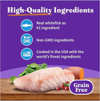 Halo Wet Cat Food Whitefish Recipe, Grain Free Wet Cat Pate, Canned Cat Food for Extra Hydration, 5.5 Oz Can (Pack of 12)