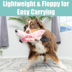 SPOT Skinneeez Flamingo 19 Inch Stuffing-Free Plush Dog Toy with Dual Squeakers – Long Interactive Chew Toy for Medium and Large Dogs – Mess-Free Play for Light & Moderate Chewers