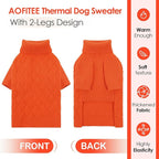 AOFITEE XXL Dog Sweater, Dog Sweaters for Large Dogs, Dogs Halloween Sweater, Turtleneck Large Pet Sweaters for Female Male, Solid Winter Sweatshirt for Golden Retriever, Labrador, Doberman, XXL