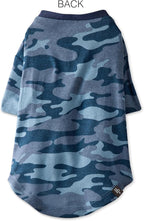 Toby II - The Perfect Tee, 3 Pack Short Sleeve Pet T-Shirt 100% Organic Cotton Tees Clothes for Small, Medium, Large Dogs, Navy Camo, Small