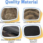 Washable Orthopedic Large Dog Bed -XL Large Dog Bed with Removable & Waterproof Cover Pet Beds with Foam Support for Big Size Dogs with Bolster