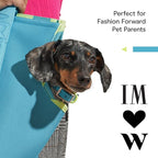 Wild One, Limited Edition, Designer Collection, Blue Dog Collar, Easy-Clean, All Weather Flex-Poly Strap with Metal, Durable, Dirt and Odor Resistant, Medium