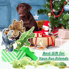 Stuffed Animal Dog Toys, 5 Pack Tough Squeaky Dog Toys, Plush Toys Assortment, Great Value Pet Toys Bundle, Woodland Series Chew Toys for Large Medium and Small Dogs Puppy Pet Toys