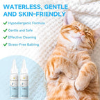 Pet Steam Brush Spray Refill for Dogs & Cats – Concentrated Waterless Shampoo, 3-in-1 Grooming Spray Comb Mist, Self Cleaning Pet Brush for Shedding & Hair Removal, 2*Shampoo(Steam Brush Not Included)