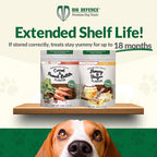 Dig Defence Premium Dog Treats - Honey/Ginger and Carrot/Peanut Butter, Natural Ingredients, Baked Gourmet Snacks for Small & Big Dogs, Healthy Training Treat, 2 Pack