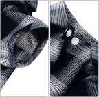 Koneseve Dog Shirt, Pet Plaid Clothes Shirt T-Shirt, Sweater Bottoming Shirt for Small Dog Cat Puppy Grid Adorable Wearing Stylish Cozy Halloween,Christmas Costumes (Blue;XS/Extra Small)