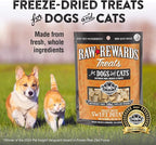 Northwest Naturals Raw Rewards Freeze-Dried Sweet Potato Treats for Dogs and Cats - Bite-Sized Pieces - Healthy, 1 Ingredient, Human Grade Ingredients, All Natural, Made in USA, 2 Oz (Pack of 3)