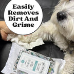 Poo-Pourri Pawsitively Fresh Deodorizing Pet Wipes – Quick Cleaning Wipes for Dogs & Cats – Plant Based Ingredients – Vet Recommended – Cleaner Odor Remover Wipes for Paw, Fur & Skin Soothing