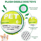 Homrich PET Pouch Parody Dog Toy, Plush Squeaky and Crinkle Funny Dog Toy, Interactive Plush Dogs Toys, Pet Squeak Toys, Puppy Gift, Lick Citrus